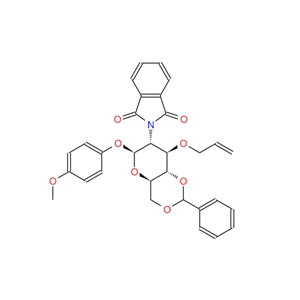 4-甲氧苯基3-O-烯丙基-4,6-O-苯亚甲基-2-脱氧-2-苯二甲酰亚氨基-Β-D-吡喃葡萄糖苷