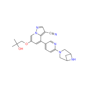 4-(6-(3,6-二氮杂双环[3.1.1]庚烷-3-基)吡啶-3-基)-6-(2-羟基-2-甲基丙氧基)吡唑并[1,5-a]吡啶3-甲腈