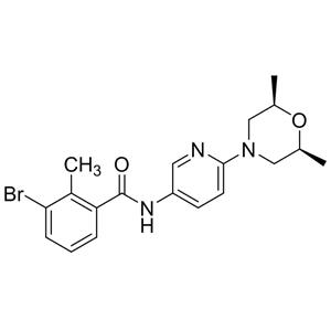 3-溴-N-(6-((2S,6R)-2,6-二甲基吗啉)吡啶-3-基)-2-甲基苯甲酰胺