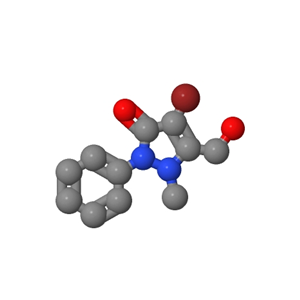 4-溴-5-(羟甲基)-1-甲基-2-苯基-1,2-二氢-3H-吡唑-3-酮,4-BROMO-3-(HYDROXYMETHYL)-2-METHYL-1-PHENYL-3-PYRAZOLIN-5-ONE