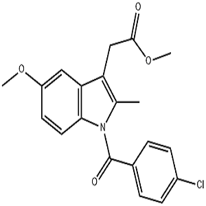 1-(4-氯苯甲酰基)-5-甲氧基-2-甲基-1H-吲哚-3-乙酸甲酯