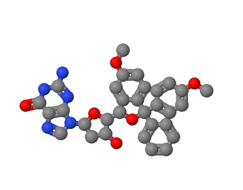 5-O-(4,4-二甲氧基三苯甲游基)-2-脱氧鸟苷,5'-O-(4,4'-DIMETHOXYTRITYL)-2'-*DEOXYGUA NOSINE