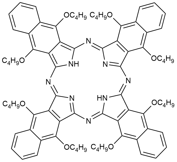 5,9,14,18,23,27,32,36-八丁氧基-2,3-萘酞菁