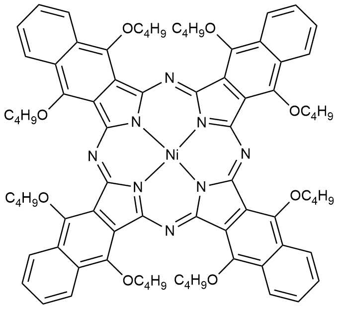 5,9,14,18,23,27,32,36-八丁氧基-2,3-萘酞菁镍