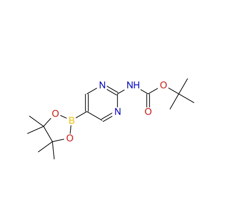 [2-(叔丁氧羰基氨基)嘧啶-5-基]硼酸频哪醇酯,2-(tert-Butoxycarbonylamino)pyrimidine-5-boronic acid pinacol ester