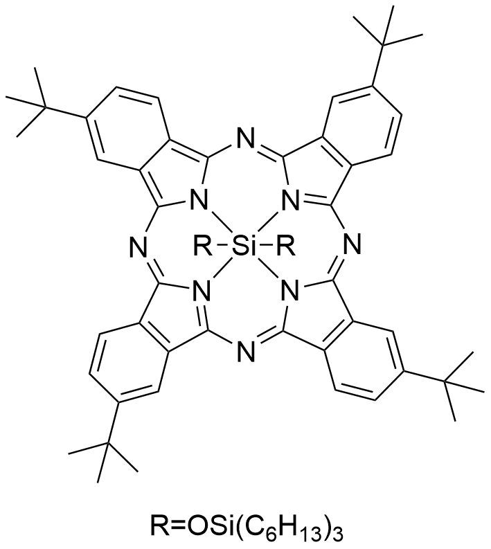 2,9,16,23-四叔丁基-29H,31H-酞菁双(三己基硅氧基)硅烷