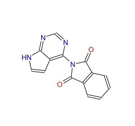 2-(7H-吡咯[2,3-D]嘧啶-4-基)-N-異吲哚-1,3-二酮,2-(7H-pyrrolo[2,3-d]pyrimidin-4-yl)isoindoline-1,3-dione