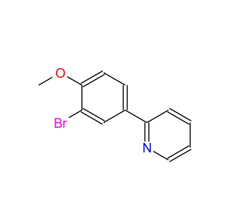 2-(3-溴-4-甲氧基苯在)吡啶,2-(3-BROMO-4-METHOXYPHENYL)PYRIDINE