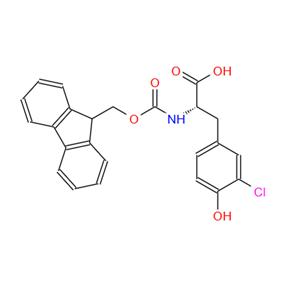 FMOC-L-3-氯酪氨酸,(S)-2-(((9H-fluoren-9-yl)methoxy)carbonylamino)-3-(3-chloro-4-hydroxyphenyl)propanoic acid