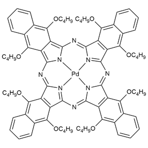 5,9,14,18,23,27,32,36-八丁氧基-2,3-萘酞菁钯 150485-60-2