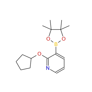 2-(环戊氧基)-3-(4,4,5,5-四甲基-1,3,2-二杂氧戊硼烷-2-基)吡啶 1073371-90-0