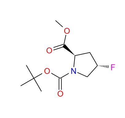 1-(叔丁基) 2-甲基 (2R,4S)-4-氟吡咯烷-1,2-二羧酸酯,1-(tert-Butyl) 2-methyl (2R,4S)-4-fluoropyrrolidine-1,2-dicarboxylate