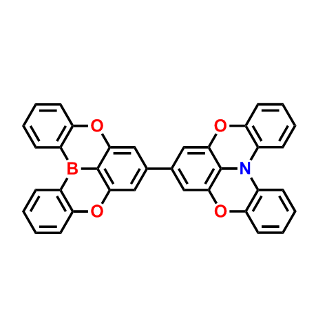 7-(5,9-dioxa-13b-boranaphtho[3,2,1-de]anthracen-7-yl)benzo[5,6][1,4]oxazino[2,3,4-kl]phenoxazine,7-(5,9-dioxa-13b-boranaphtho[3,2,1-de]anthracen-7-yl)benzo[5,6][1,4]oxazino[2,3,4-kl]phenoxazine