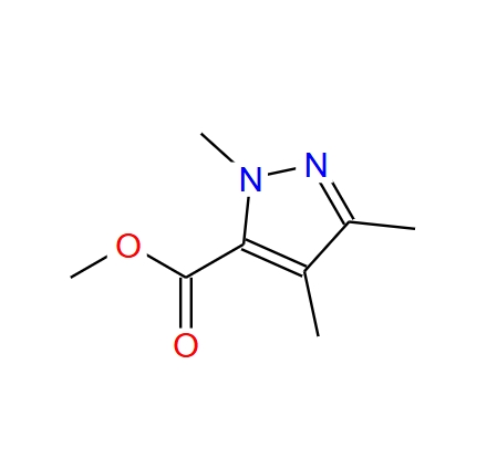 1,3,4-三甲基-1H-吡唑-5-羧酸甲酯,1H-Pyrazole-5-carboxylicacid,1,3,4-trimethyl-,methylester(9CI)