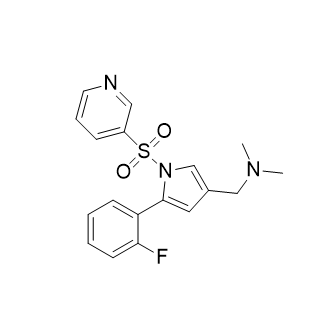 沃诺拉赞杂质22,1-(5-(2-fluorophenyl)-1-(pyridin-3-ylsulfonyl)-1H-pyrrol-3-yl)-N,N-dimethylmethanamine