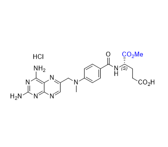 甲氨蝶呤杂质24,(S)-4-(4-(((2,4-diaminopteridin-6-yl)methyl)(methyl)amino)benzamido)-5-methoxy-5-oxopentanoic acid hydrochloride