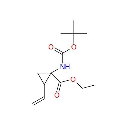1-叔丁氧羰基氨基-2-乙烯基环丙烷甲酸乙酯,1-BOC-AMINO-2-VINYLCYCLOPROPANECARBOXYLIC ACID ETHYL ESTER