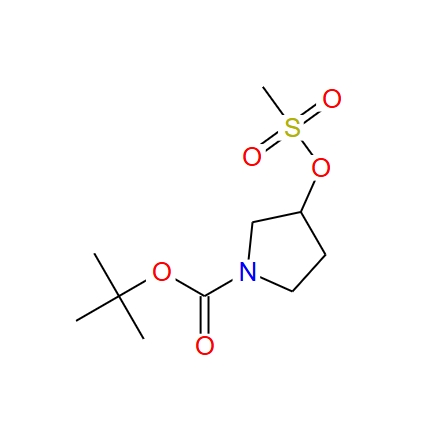 3-甲磺酰氧基吡咯烷-1-羧酸叔丁酯,1-(tert-Butoxycarbonyl)pyrrolidin-3-yl methanesulfonate