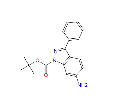 tert-butyl 6-amino-3-phenyl-1H-indazole-1-carboxylate,tert-butyl 6-amino-3-phenyl-1H-indazole-1-carboxylate