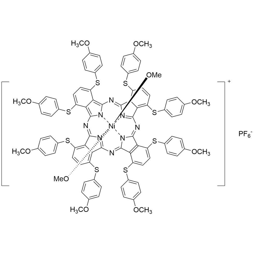 1,4,8,11,15,18,22,25-八（對甲氧苯硫醚基）-29H,31H-酞菁鎳(II)
