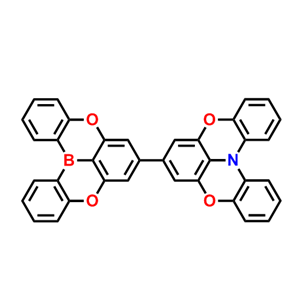 7-(5,9-dioxa-13b-boranaphtho[3,2,1-de]anthracen-7-yl)benzo[5,6][1,4]oxazino[2,3,4-kl]phenoxazine