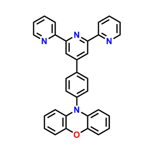 10-(4-([2,2':6',2''-terpyridin]-4'-yl)phenyl)-10H-phenoxazine