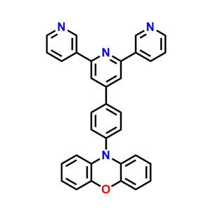 10-(4-([3,2':6',3''-terpyridin]-4'-yl)phenyl)-10H-phenoxazine