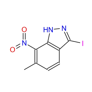 3-碘-6-甲基-7-硝基-2H-吲唑 1000342-64-2