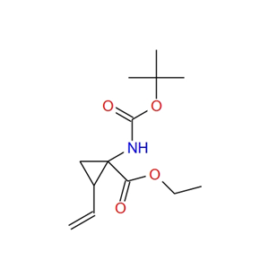 1-叔丁氧羰基氨基-2-乙烯基环丙烷甲酸乙酯,1-BOC-AMINO-2-VINYLCYCLOPROPANECARBOXYLIC ACID ETHYL ESTER