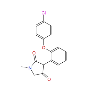 3-[2-(4-氯苯氧基)苯基]-1-甲基吡咯烷-2,4-二酮,3-(2-(4-chlorophenoxy)phenyl)-1-methylpyrrolidine-2,4-dione