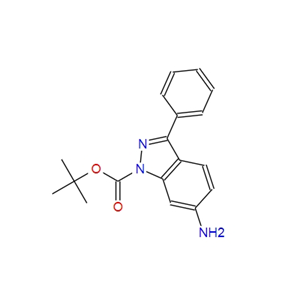 586330-20-3；tert-butyl 6-amino-3-phenyl-1H-indazole-1-carboxylate