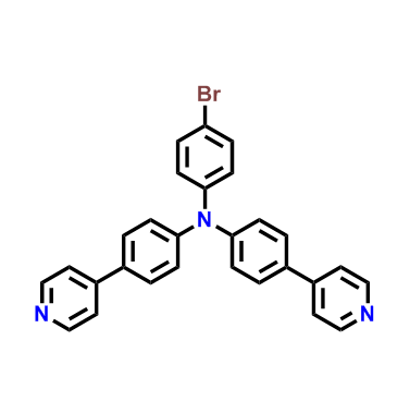 4-溴-N，N-雙（對-（吡啶-4-基）苯基）苯胺,4-bromo-N,N-bis(p-(pyrid-4-yl)phenyl)aniline