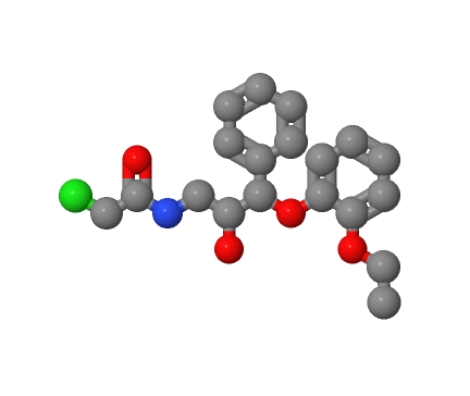 2-氯-N-[3-(2-乙氧基苯氧基)-2-羟基-3-苯基丙基]乙酰胺,(2RS,3RS)-1-Chloroacetylamino-3-(2-ethoxyphenoxy)-2-hydroxy-3-phenylpropane