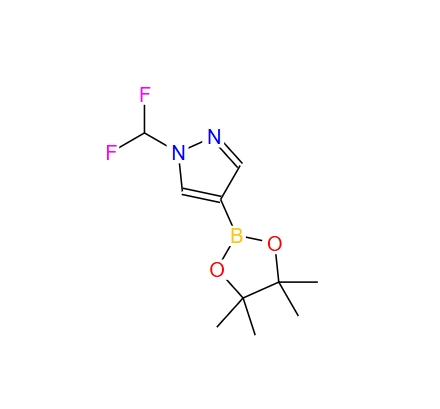 1-(二氟甲基)-4-(4,4,5,5-四甲基-1,3,2-二氧硼杂环戊烷-2-基)-1H-吡唑,1-(Difluoromethyl)-4-(4,4,5,5-tetramethyl-1,3,2-dioxaborolan-2-yl)-1H-pyrazole