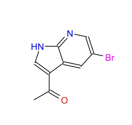 1-(5-溴-1H-吡咯并[2,3-b]吡啶-3-基)乙酮,1-{5-Bromo-1H-pyrrolo[2,3-b]pyridin-3-yl}ethan-1-one