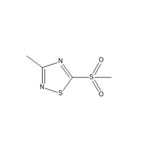 3-甲基-5-甲磺酰基-1,2,4-噻二唑,3-Methyl-5-methylsulfonyl-1,2,4-thiadiazole