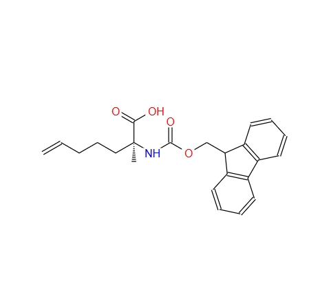 (2S)-2-N-芴甲氧羰基氨基-2-甲基-6-庚烯酸,(S)-2-(((9H-FLUOREN-9-YL)METHOXY)CARBONYLAMINO)-2-METHYLHEPT-6-ENOIC ACID; S5