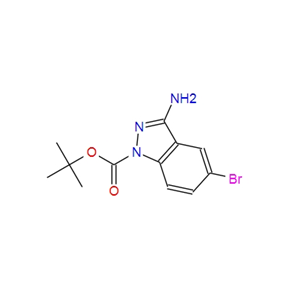 1093307-38-0；3-氨基-5-溴-1H-吲唑-1-羧酸叔丁酯