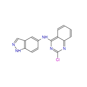 461036-98-6；4-Quinazolinamine, 2-chloro-N-1H-indazol-5-yl-