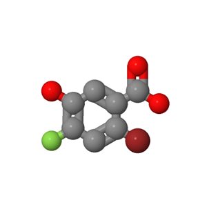 2-溴-4-氟-5-羟基苯甲酸,2-Bromo-4-fluoro-5-hydroxybenzoic acid