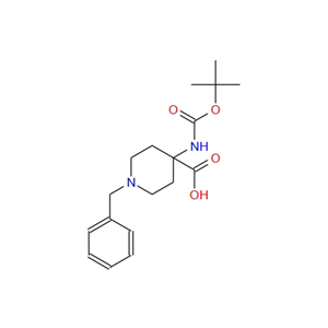 1-苄基-4-(BOC-氨基)哌啶-4-羧酸 150435-81-7