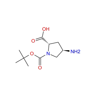 (2S,4R)-4-氨基-1-(叔丁氧羰基)吡咯烷-2-羧酸 132622-69-6