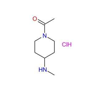 1-乙?；?N-甲基哌啶胺鹽酸鹽,1-(4-(MethylaMino)piperidin-1-yl)ethanone hydrochloride