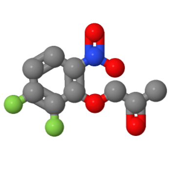 2-丙酮氧基-3,4-二氟硝基苯,2-Acetonyloxy-3,4-difluoro nitrobenzene