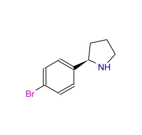 (R)-2-(4-溴苯基)吡咯烷,(R)-2-(4-BROMOPHENYL)PYRROLIDINE