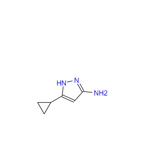 3-環(huán)丙基-1H-吡唑-5-氨基,5-CYCLOPROPYL-2H-PYRAZOL-3-YLAMINE