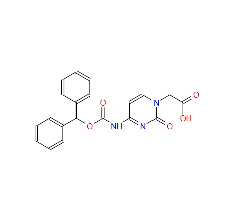 (4-N-(二苯甲氧羰基)-胞嘧啶)-1-乙酸,(4-N-(BENZHYDRYLOXYCARBONYL)CYTOSINE)-1-ACETIC ACID