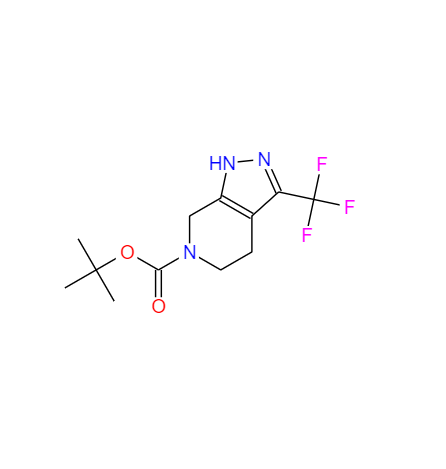 3-(三氟甲基)-4,5-二氢-1H-吡唑并[3,4-c]吡啶-6(7H)-羧酸叔丁酯,tert-Butyl 3-(trifluoromethyl)-4,5-dihydro-1H-pyrazolo[3,4-c]pyridine-6(7H)-carboxylate