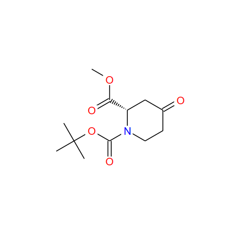 (2S)-4-氧代哌啶-1,2-二羧酸 1-叔丁酯 2-甲酯,(S)-1-tert-butyl 2-methyl 4-oxopiperidine-1,2-dicarboxylate