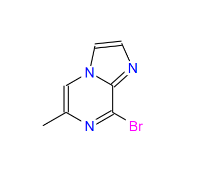 8-溴-6-甲基咪唑并[1,2-A]吡嗪,8-broMo-6-MethyliMidazo[1,2-a]pyrazine